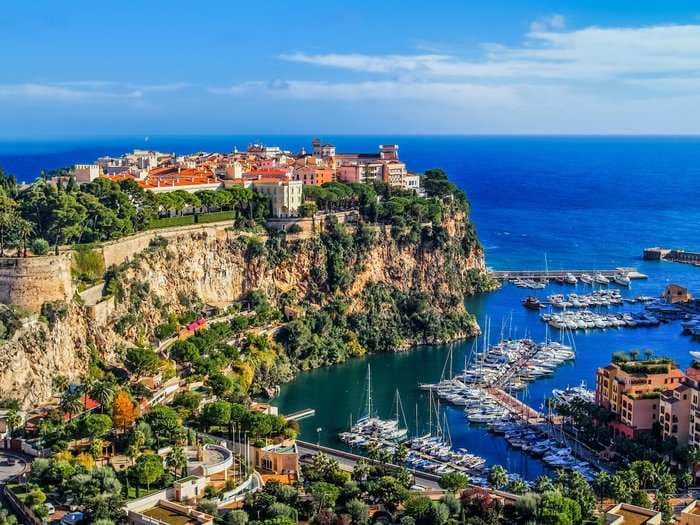 Take a stroll around the glamorous port of Monaco