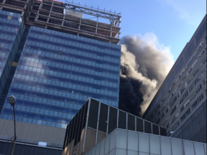 Fire breaks out at New York University's medical center