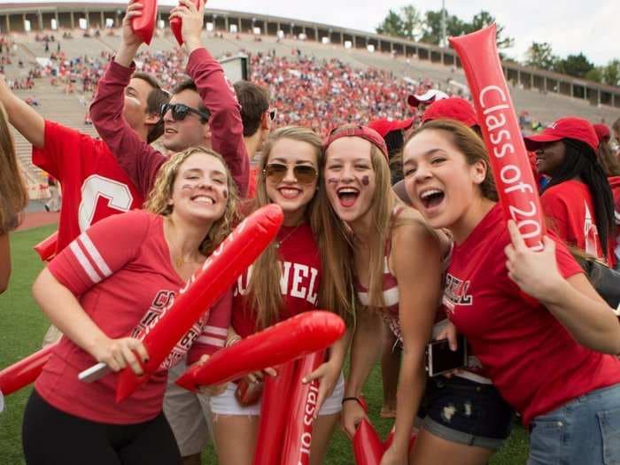 Cornell University early applications have shot up 78% over the past decade