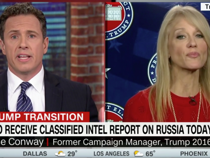 CNN's Chris Cuomo and Kellyanne Conway spar over Russia hacks: 'You're ducking the obvious'