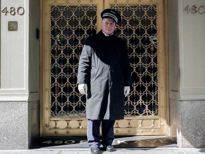 These doormen guard the residences of New York's wealthiest residents