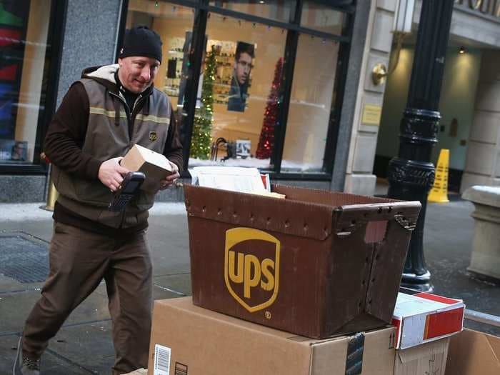 UPS is sliding after weak earnings