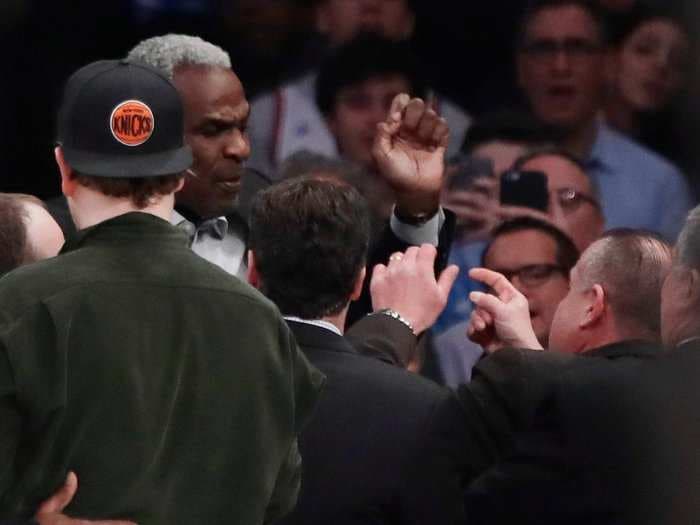 Charles Oakley has reportedly been barred from Madison Square Garden for life