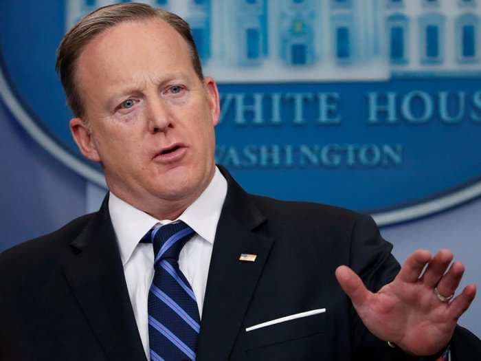 Sean Spicer's comment about Trump's travel ban runs contrary to what Trump said was the original premise of the proposal