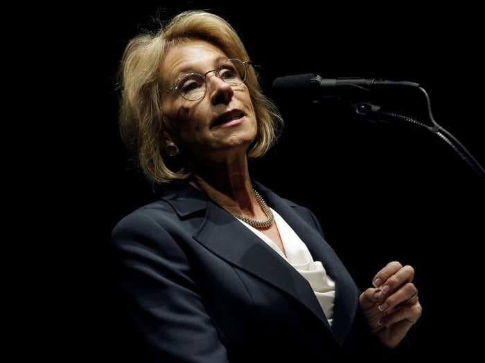 Education Secretary Betsy DeVos appears to be attempting to clean up a messy situation after incendiary comments about black colleges