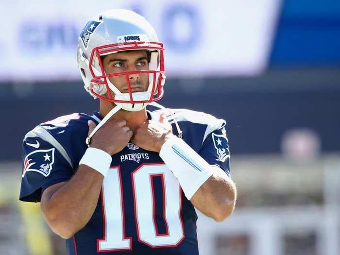Jimmy Garoppolo's Instagram account posted a goodbye to Boston, but many feel it is a hoax