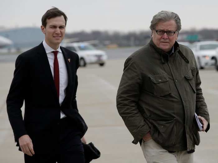 War breaks out between the Steve Bannon and Jared Kushner factions in the White House