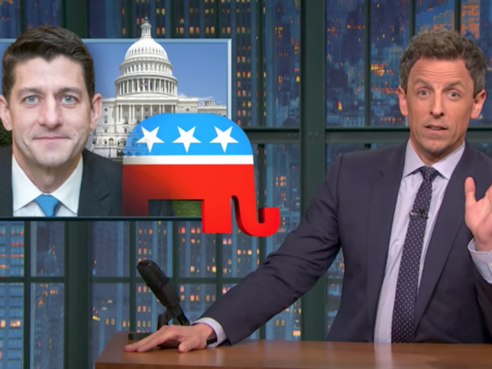 Seth Meyers fires back at an email from Paul Ryan complaining about his show