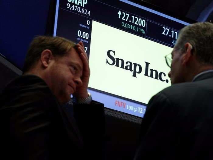 Snap's stock may have more room to fall - to single digits