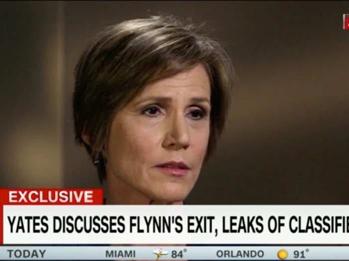 Sally Yates: There was 'certainly a criminal statute that was implicated by' Michael Flynn's conduct