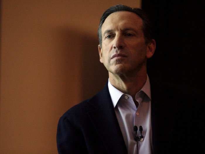 Howard Schultz told Starbucks workers that Trump is creating 'chaos' that is impacting the economy in leaked video