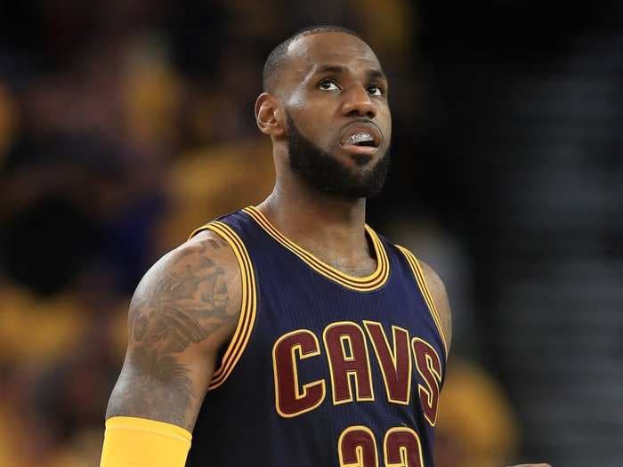 LeBron James summarized the Warriors' devastating offense as simply as possible after a Game 1 rout
