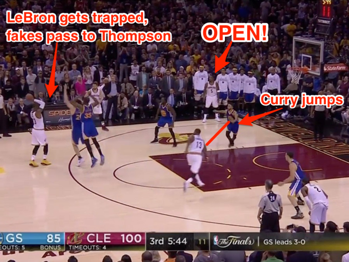 One incredible sequence shows how LeBron James sees the game unlike anyone in the NBA
