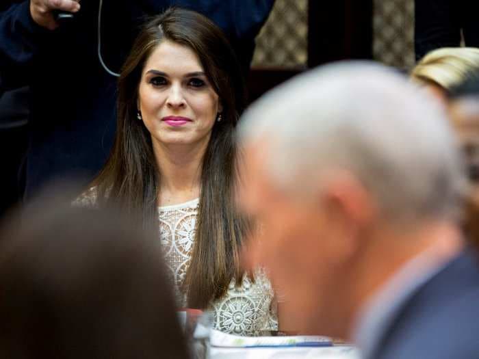 A 28-year-old with no political experience makes a huge salary as much as Trump's top aides - here's how Hope Hicks found herself in his inner circle
