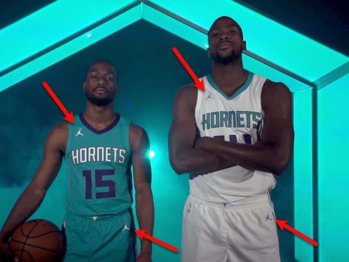 Nike's new Charlotte Hornets uniforms have one detail different than the rest of the NBA