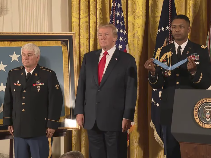 Trump awards the Medal of Honor to a heroic medic from the Vietnam War