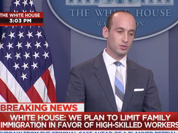 Stephen Miller tells reporter he'll add 'carve-out' to immigration bill so New York Times can hire low-skilled workers and 'see how you feel then'