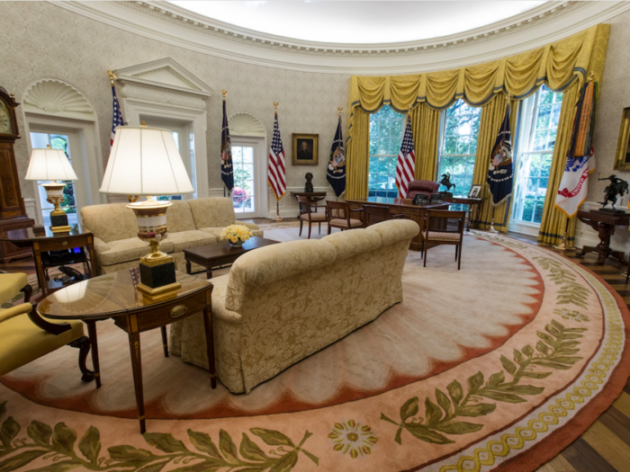 The White House underwent major renovations - here's what the Oval Office and other rooms look like now