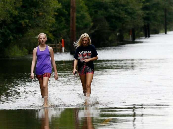 Harvey hit Louisiana with widespread flooding, but the state escaped the worst of the storm - here's what it looks like on the ground