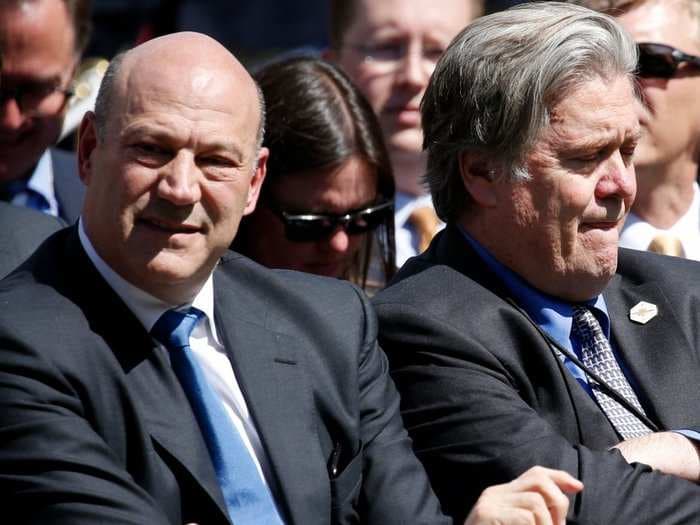 Steve Bannon says Gary Cohn 'absolutely' should have resigned after Charlottesville