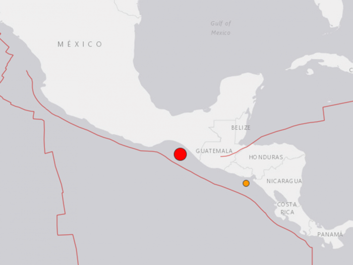 Magnitude 8.0 earthquake strikes off the southern coast of Mexico