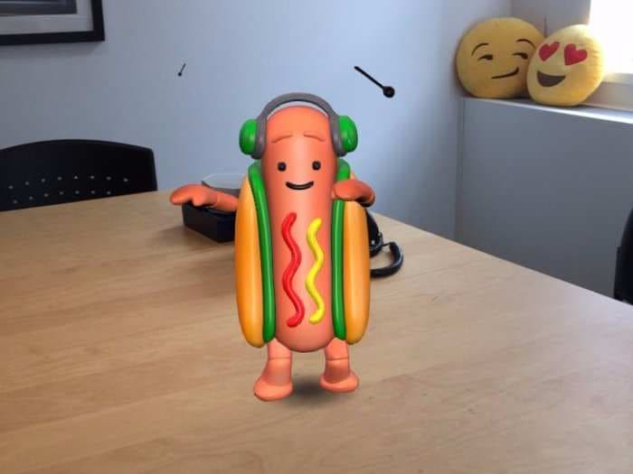 Snapchat will now let brands create animated objects like the popular dancing hot dog