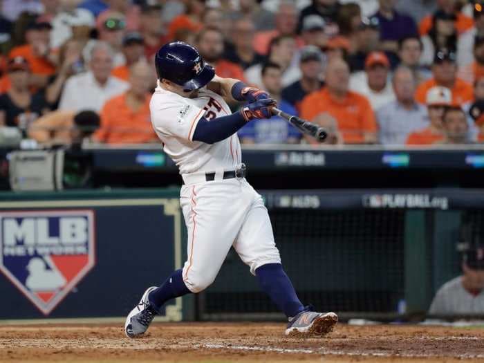 Jose Altuve blasts 3 home runs as the Astros fly past the Red Sox in Game 1