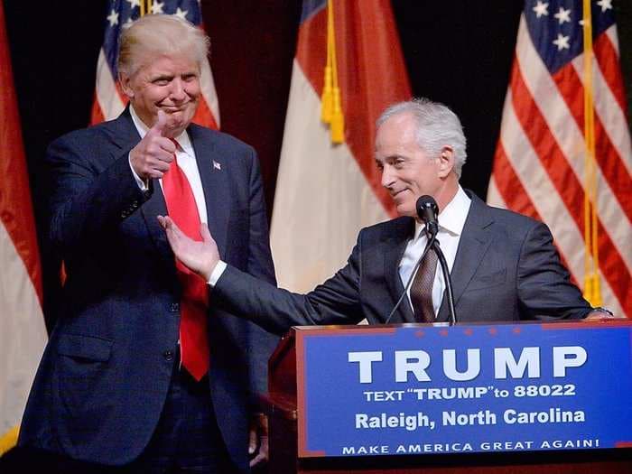 Trump reportedly thought Bob Corker was too short to be secretary of state