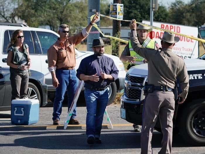Texas gunman shot 2 times by armed civilian, 1 shot to the head was self-inflicted