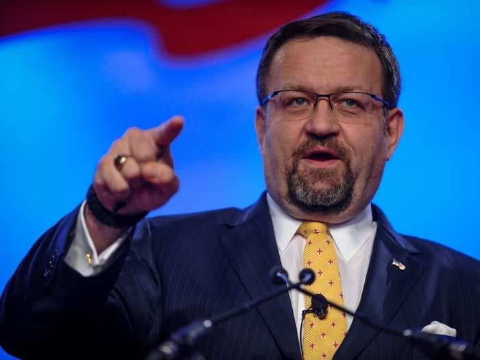 Trump ally Sebastian Gorka said he never leaves the house without 2 pistols and a tourniquet - and Twitter lit up