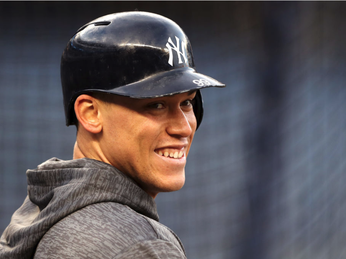 Aaron Judge sent Giancarlo Stanton a priceless message after the Yankees traded for the MVP slugger