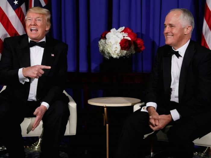 Australian PM Malcolm Turnbull: US-Australia relations in 'excellent shape' following reports that a top Australian diplomat helped spark the Russia probe