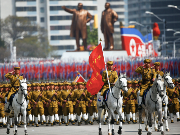 North Korea just rewrote its own history to launch a military parade before South Korea's Olympics