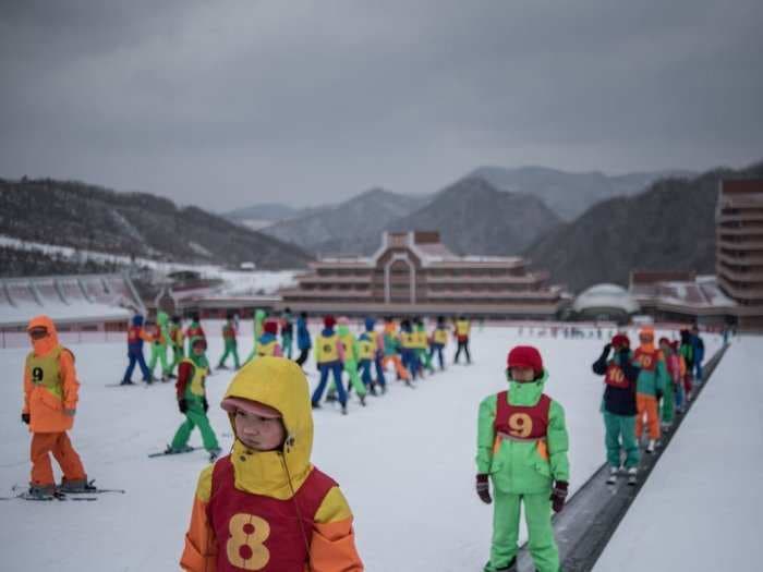 Experts are questioning how North Korea paid for its swanky ski resorts
