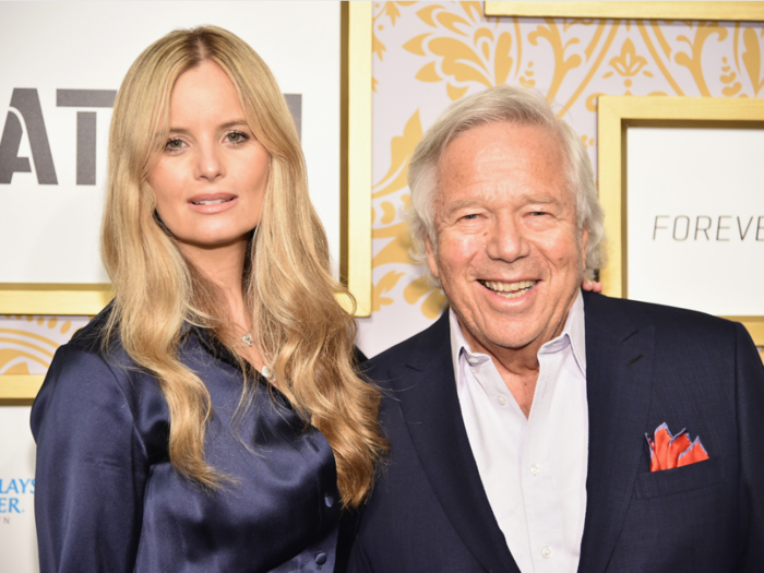76-year-old Patriots owner Robert Kraft denies being the father of his much younger girlfriend's baby