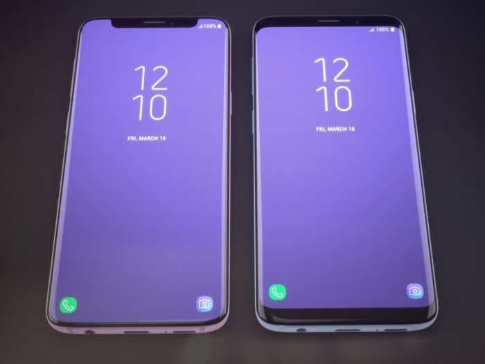 Here's what the Galaxy S9 would look like if it had the iPhone X notch