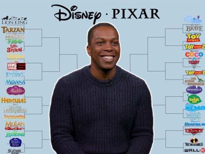 We had Leslie Odom, Jr. fill out the Disney vs. Pixar bracket