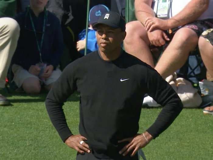 Tiger Woods' first shot at the Masters in 3 years did not go well, but he did manage to recover