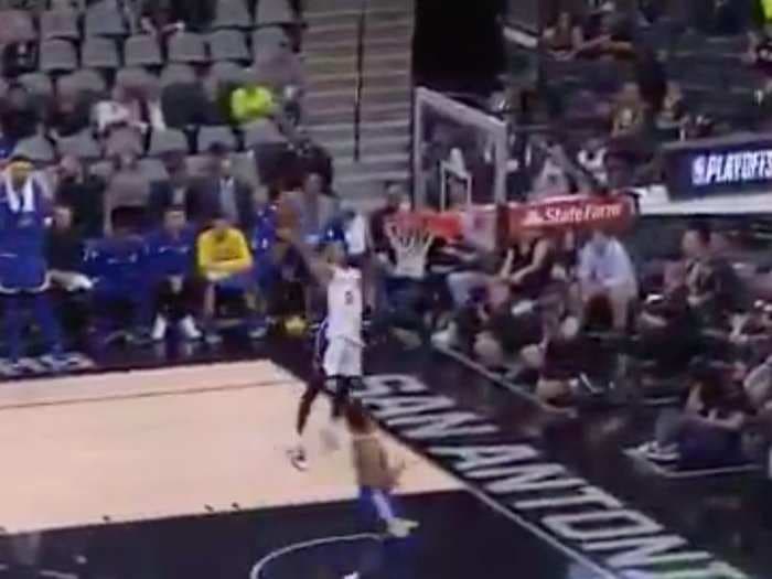Spurs' meaningless dunk in final seconds of playoff loss saved the day for many gamblers
