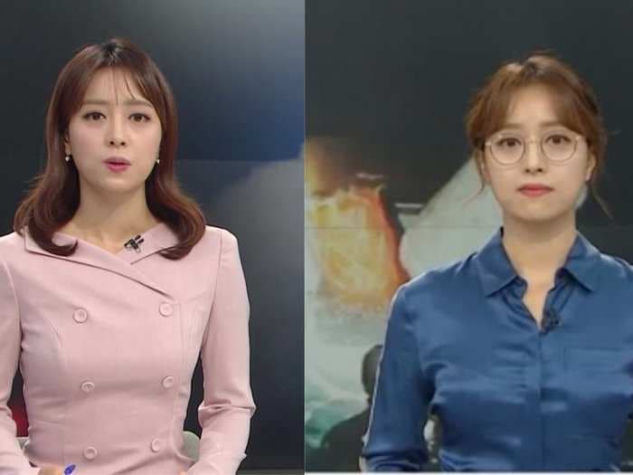 A South Korean reporter wore glasses on TV in a dramatic break with the country's insane beauty standards for women