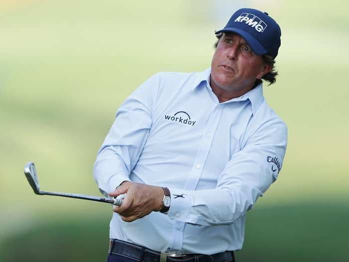 'Nobody does kind of slightly overweight middle-aged guy better than me' - Phil Mickelson explains why he wears button-up shirts while playing