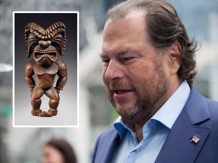 Hawaii enthusiast and Salesforce CEO Marc Benioff spent $7 million to return a war god carving back to the islands