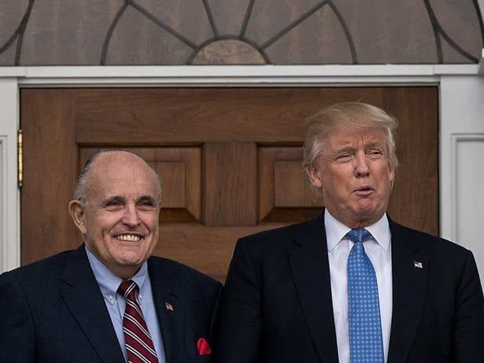 Rudy Giuliani said Trump could shoot James Comey himself and still couldn't be indicted for it