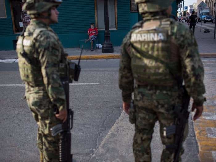 A violent Mexican city on the US border has seen a wave of disappearances - and marines are being accused of carrying them out