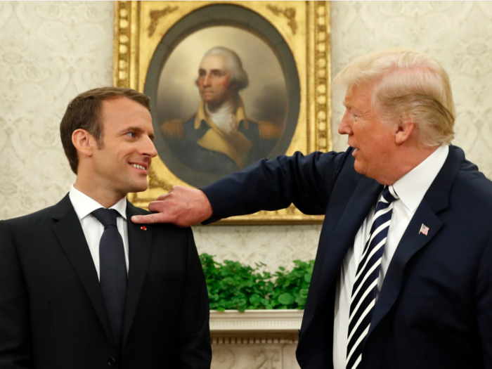 France's Macron is rapidly turning on Trump amid the escalating trade battle, threatening the first bromance of Trump's presidency
