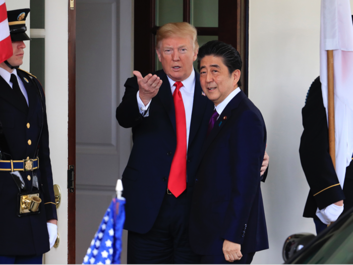 Trump reportedly told Japan's prime minister he'd send him 25 million Mexicans
