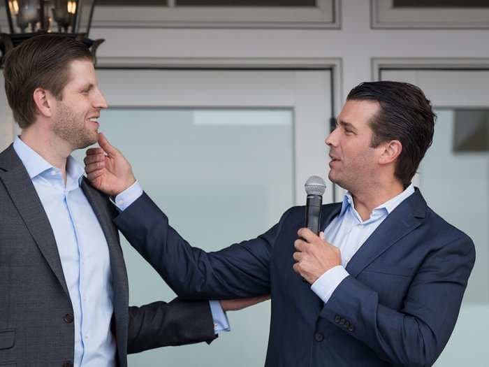 Don Jr. jokes that Trump told his mother she had to give birth to him before midnight on New Year's Eve to get a tax break