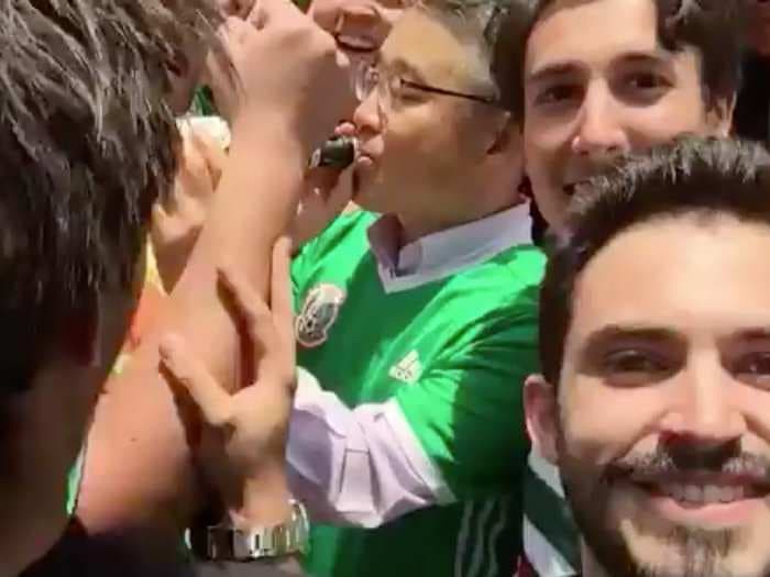 Mexico supporters showed their love for South Korea with free beer, discounts, and celebrations after they saved their World Cup hopes