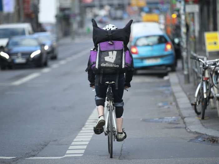 Deliveroo, valued at &#163;1.5 billion, is under big pressure to guarantee its riders at least &#163;7.83 an hour