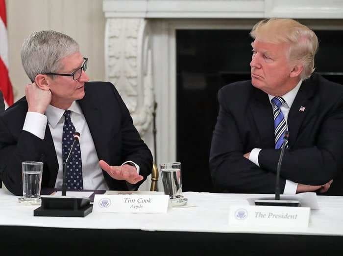 Trump suggests Apple could pay 'ZERO tax' if the company makes 'products in the United States instead of China'